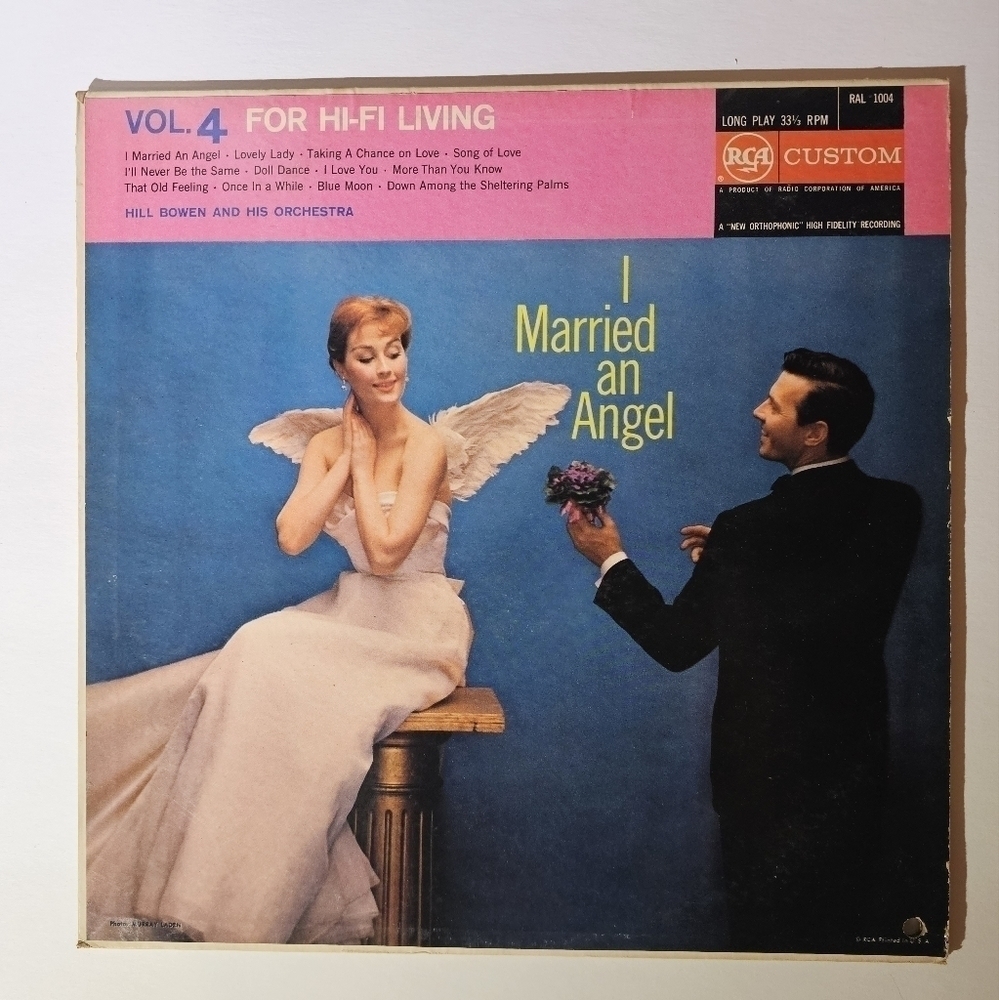 1957 Vintage Vinyl: Hill Bowen's 'I Married An Angel' - Classic Orchestra Record
